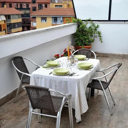 Apartament Attico Luminoso Terrazza Metro A Aria Cond Wifi *